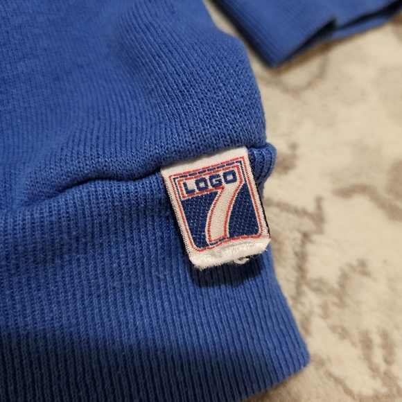 Vintage Logo 7 Detroit Pistons Crewneck Sweater - Picture 5 of 5